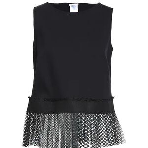 Wolford Black Top with Silver Accents